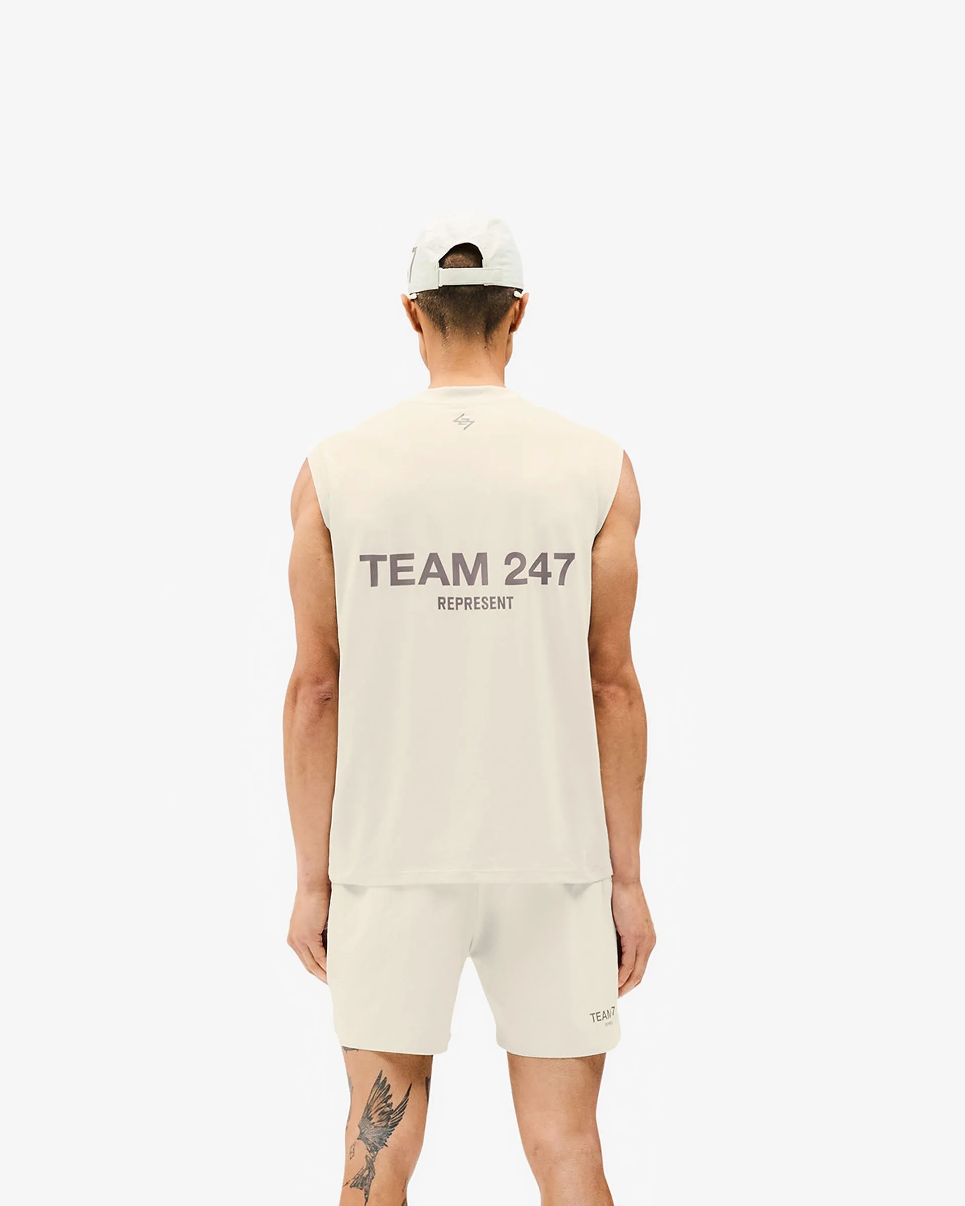 Team 247 Oversized Tank - Cream