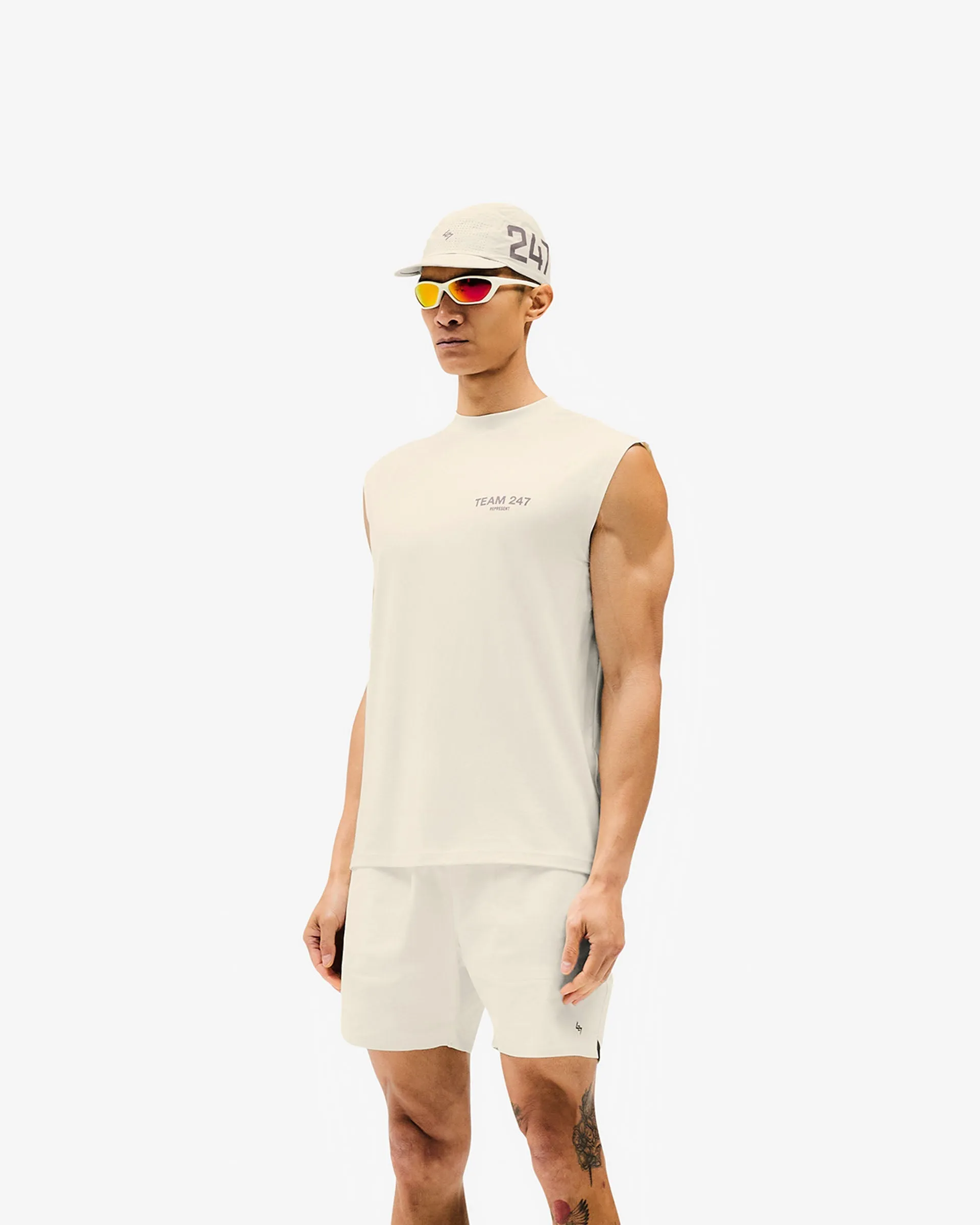 Team 247 Oversized Tank - Cream