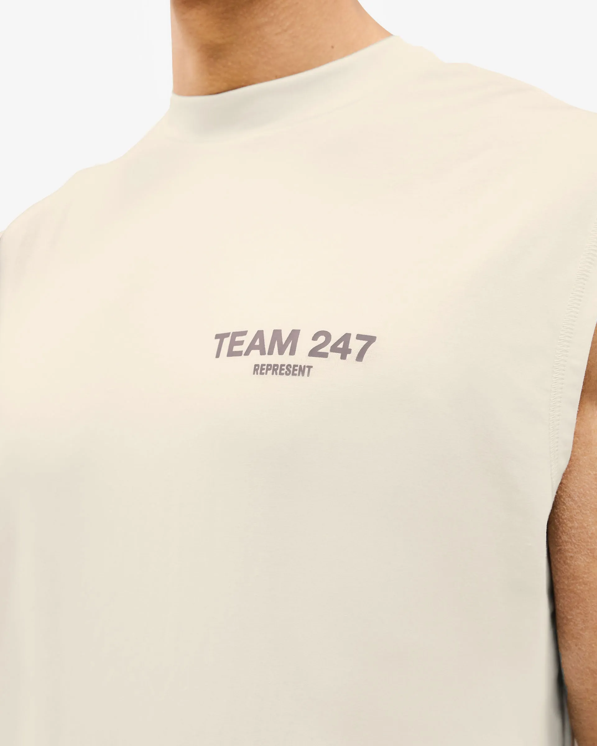 Team 247 Oversized Tank - Cream