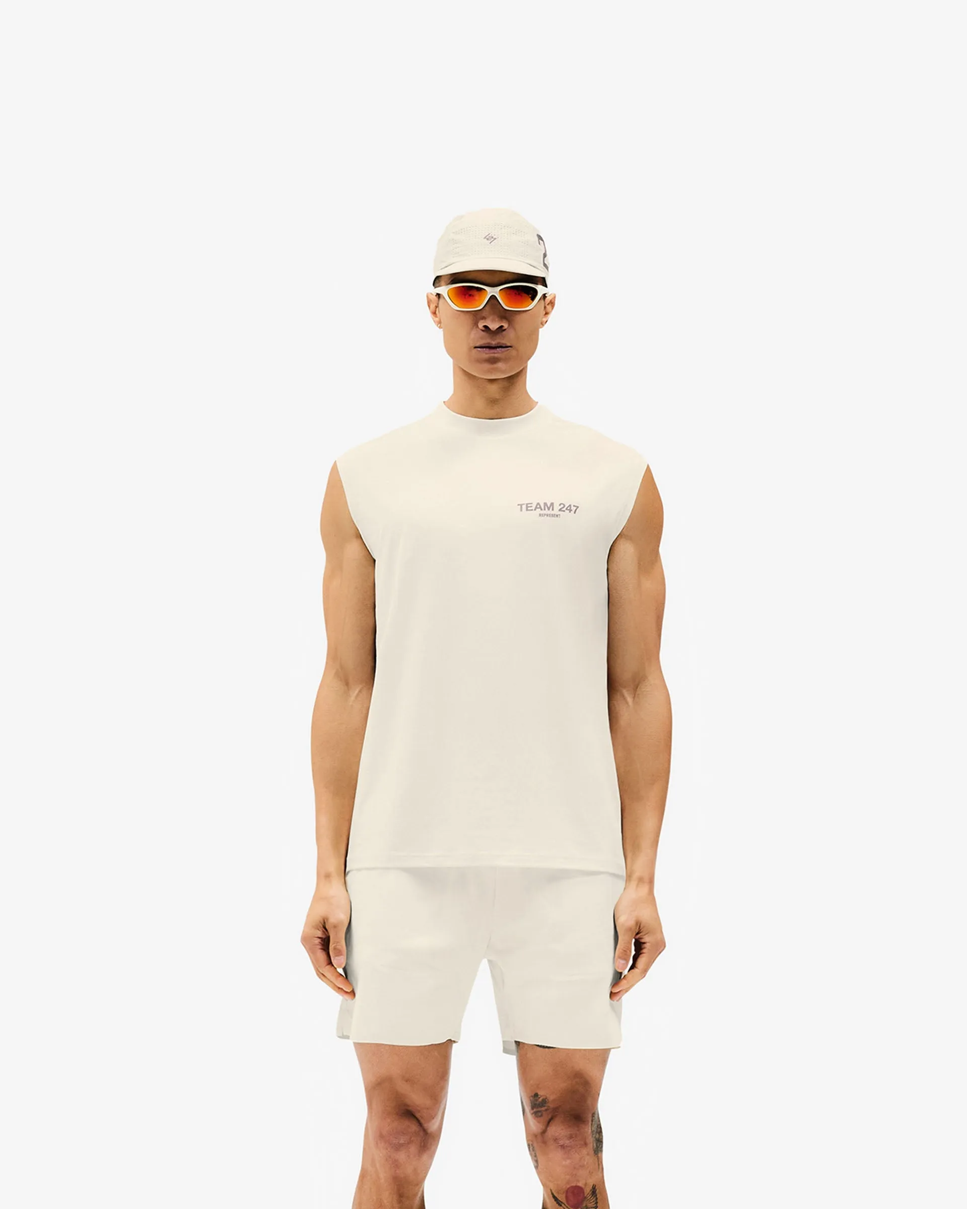 Team 247 Oversized Tank - Cream