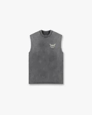Team 247 X END Oversized Tank - Washed Grey
