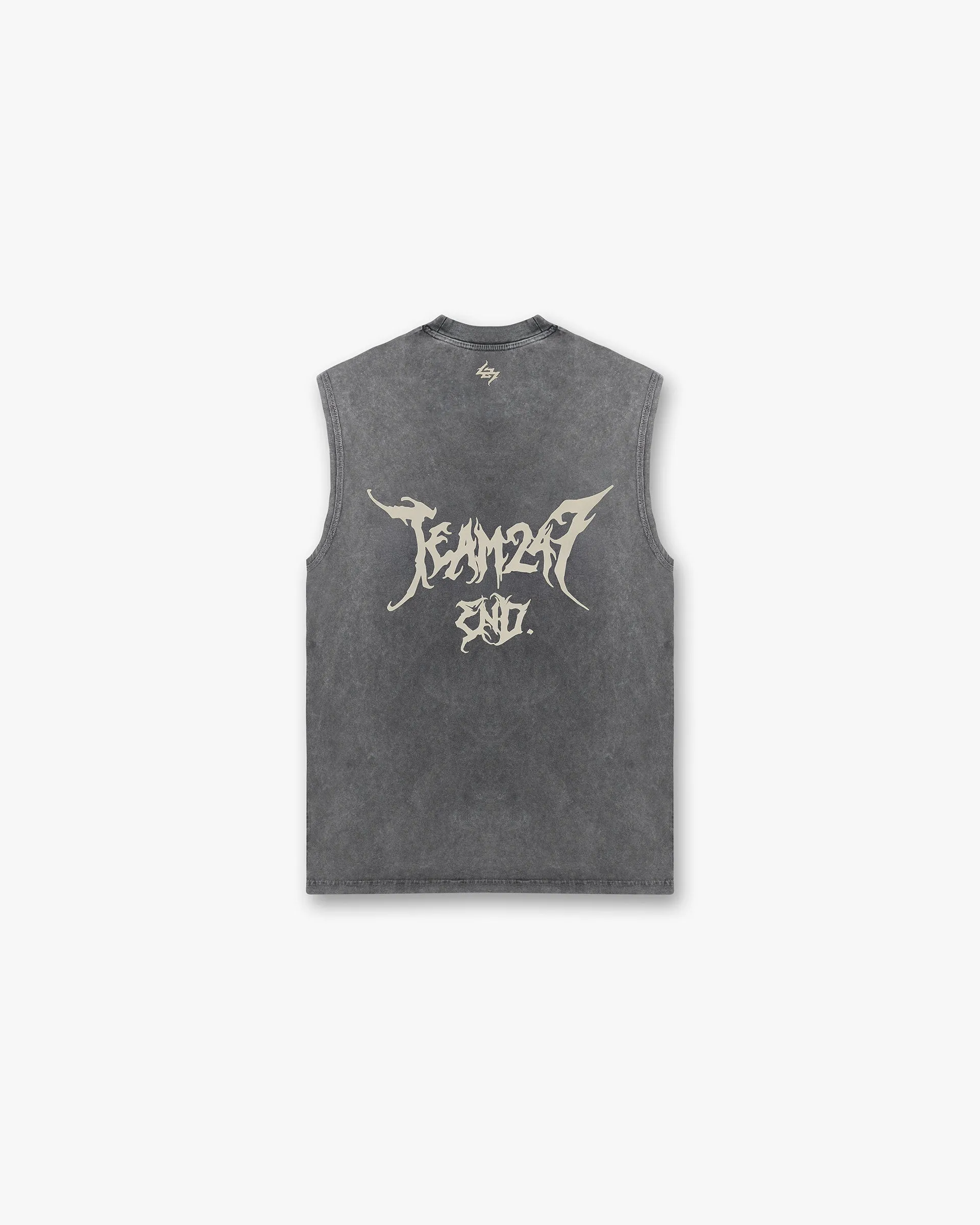 Team 247 X END Oversized Tank - Washed Grey