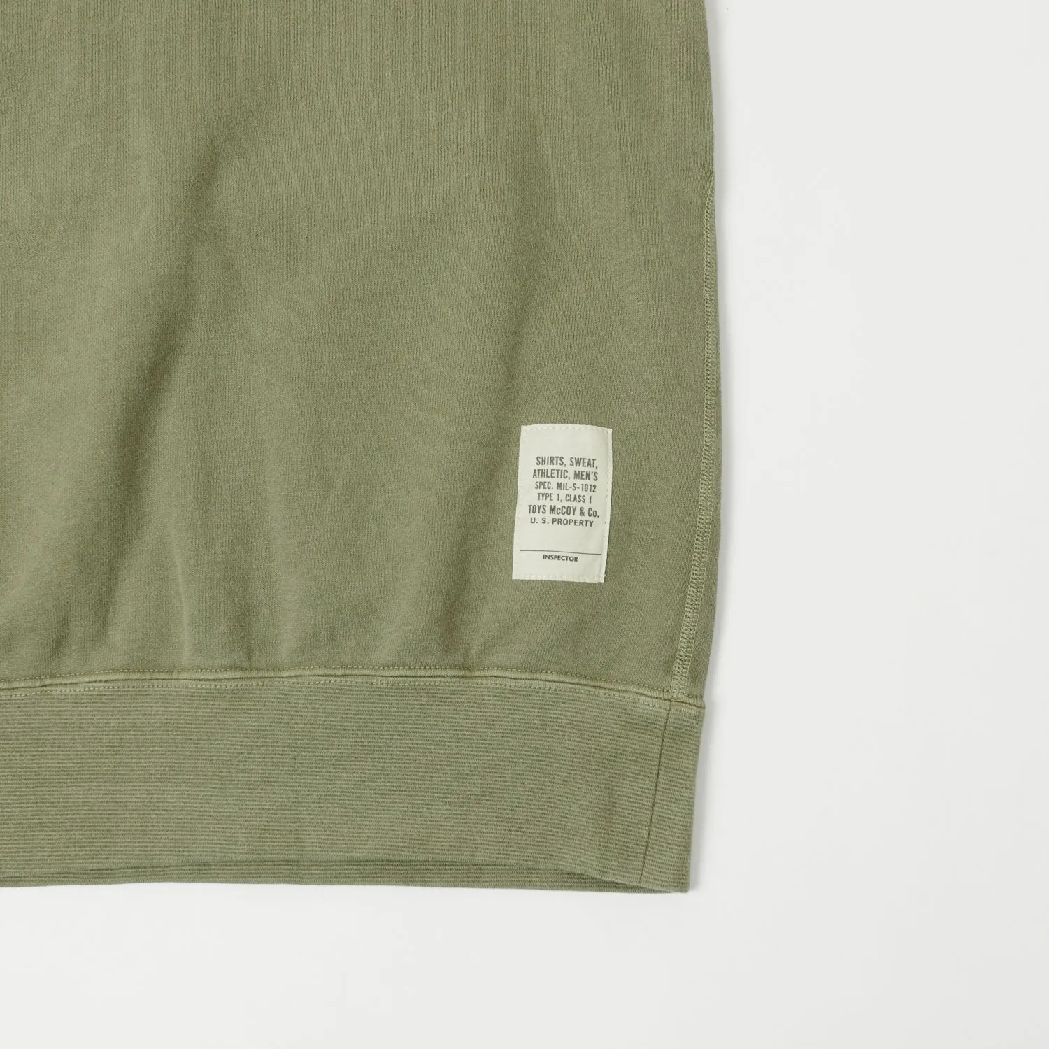 TOYS McCOY Short Sleeve Sweatshirt - Olive