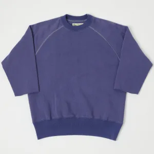 TOYS McCOY Steve McQueen S/S Sweatshirt - Faded Blue