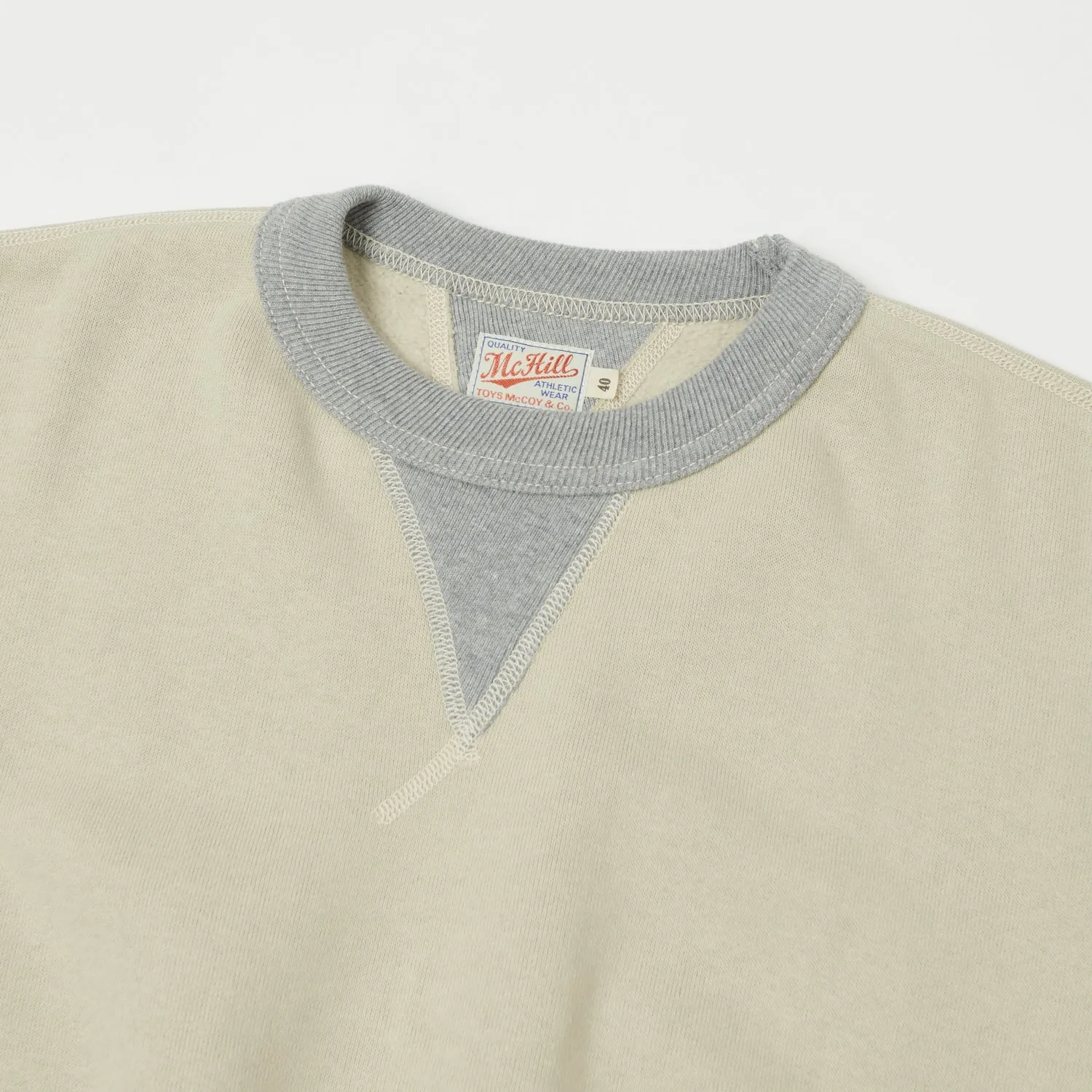 TOYS McCOY TMC2373 'Flat Seamer' Sweatshirt - Sand