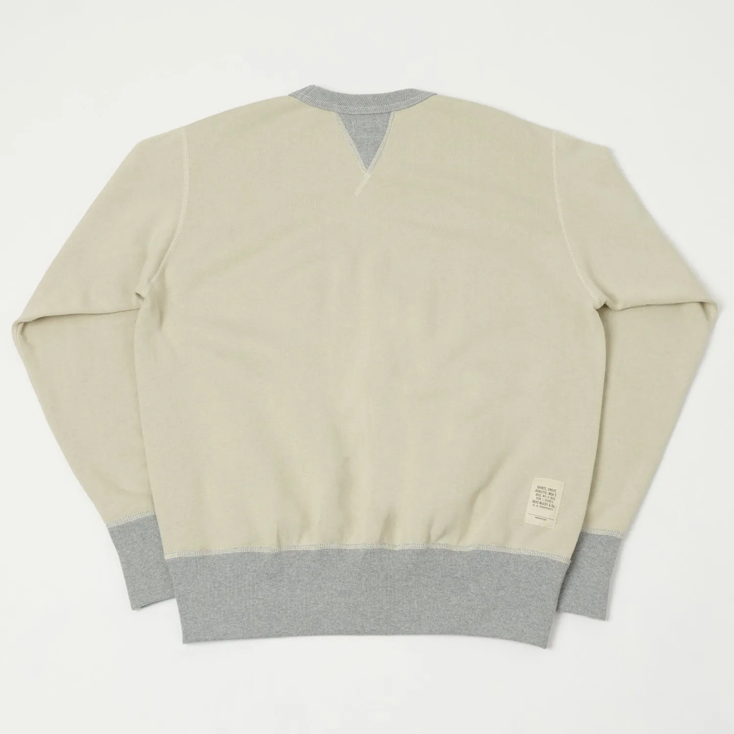 TOYS McCOY TMC2373 'Flat Seamer' Sweatshirt - Sand