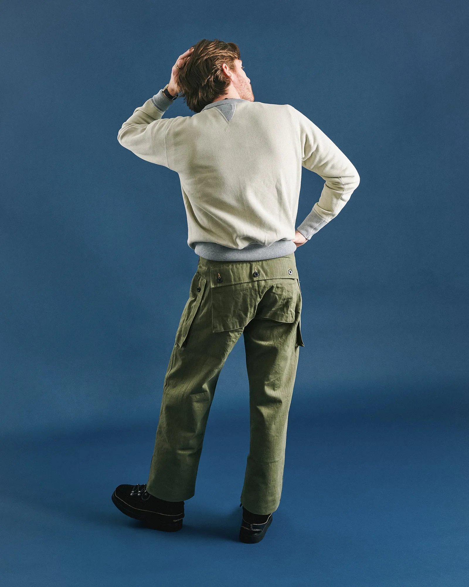 TOYS McCOY TMC2373 'Flat Seamer' Sweatshirt - Sand