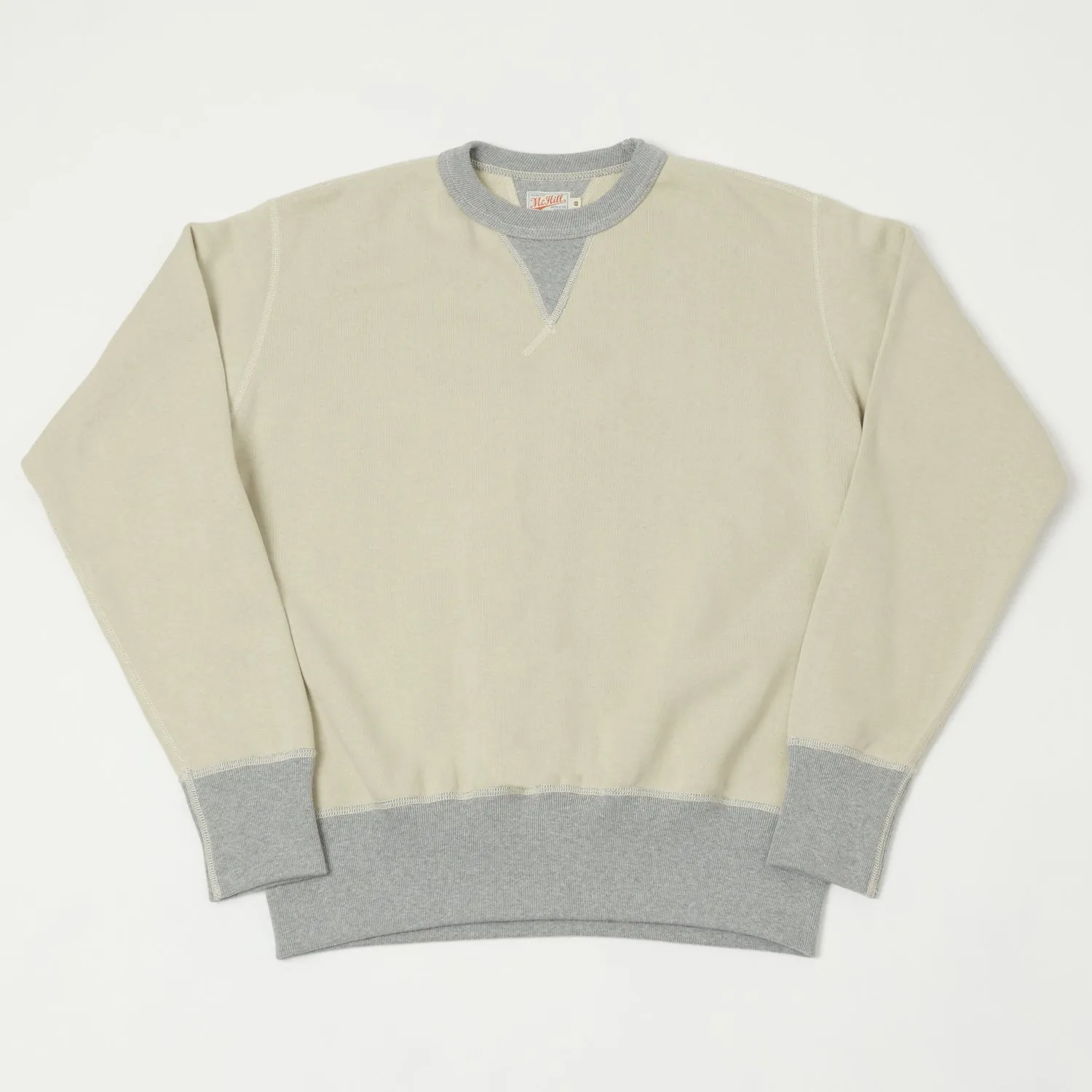 TOYS McCOY TMC2373 'Flat Seamer' Sweatshirt - Sand