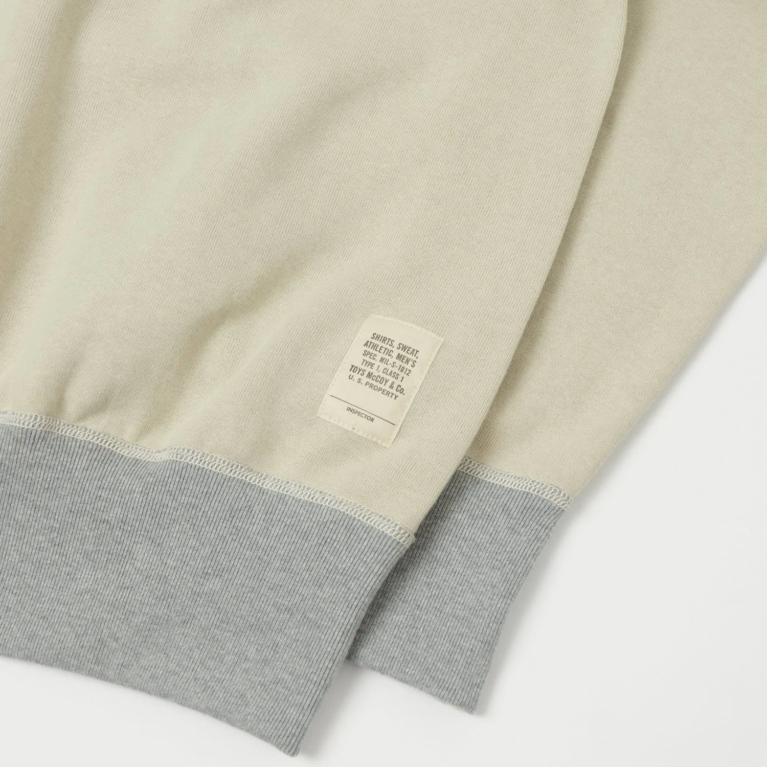 TOYS McCOY TMC2373 'Flat Seamer' Sweatshirt - Sand