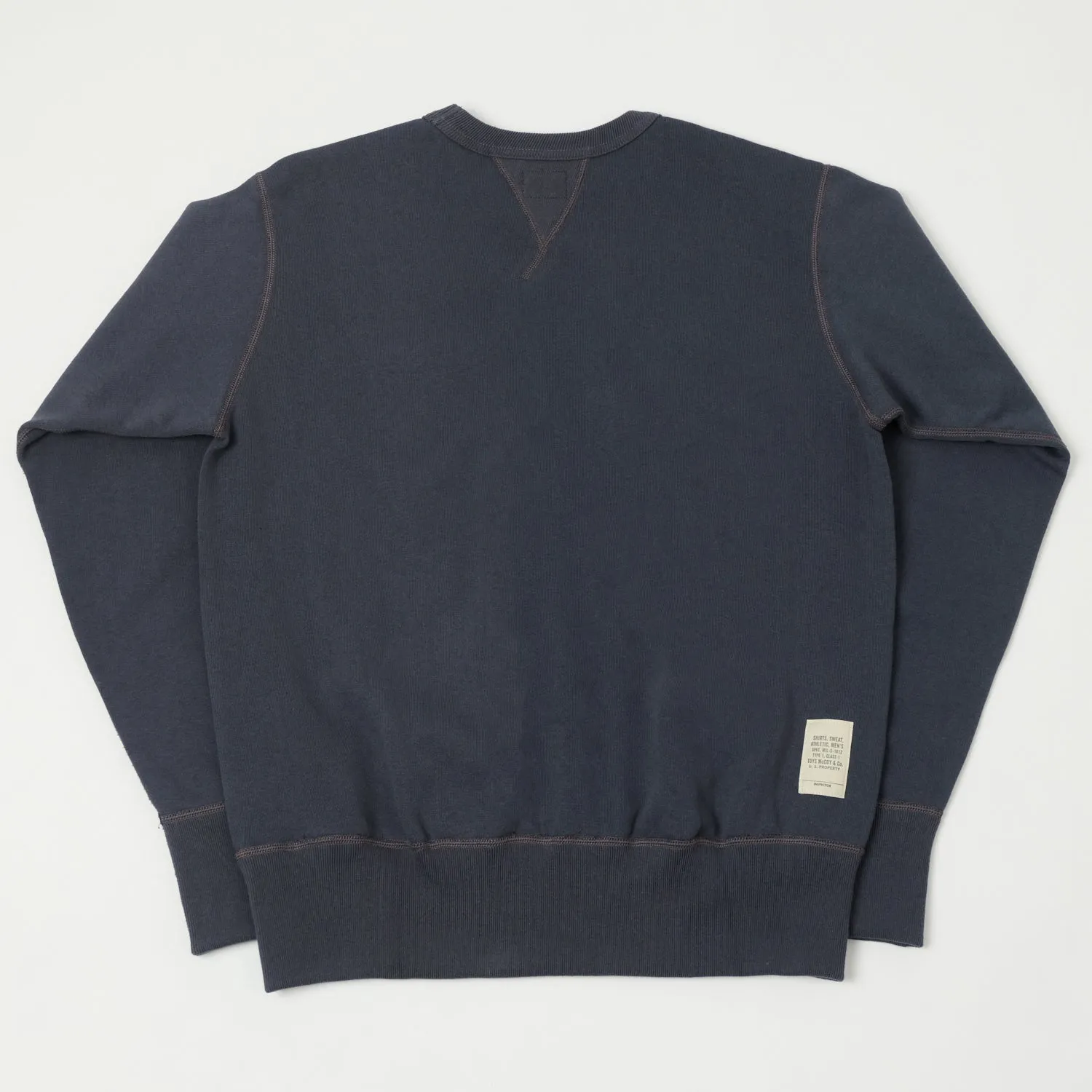 TOYS McCOY USAF Print Sweatshirt - Navy Grey