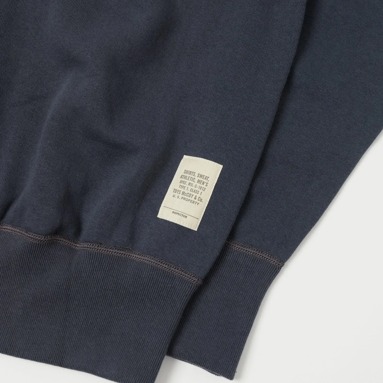 TOYS McCOY USAF Print Sweatshirt - Navy Grey