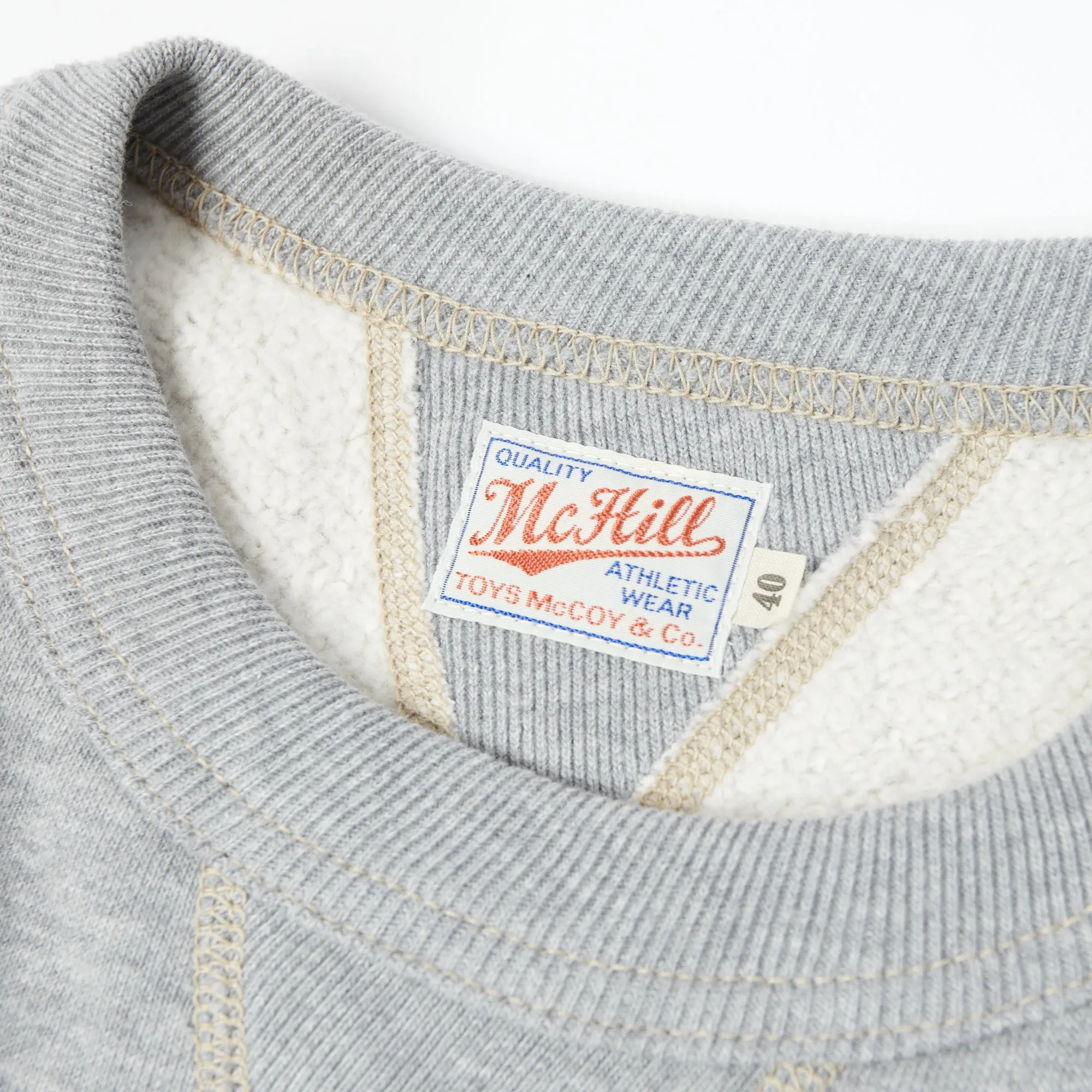 TOYS McCOY USN Print Sweatshirt - Grey