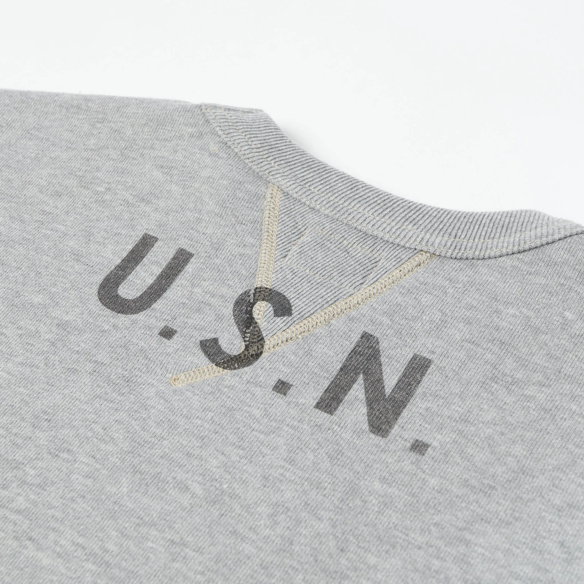 TOYS McCOY USN Print Sweatshirt - Grey
