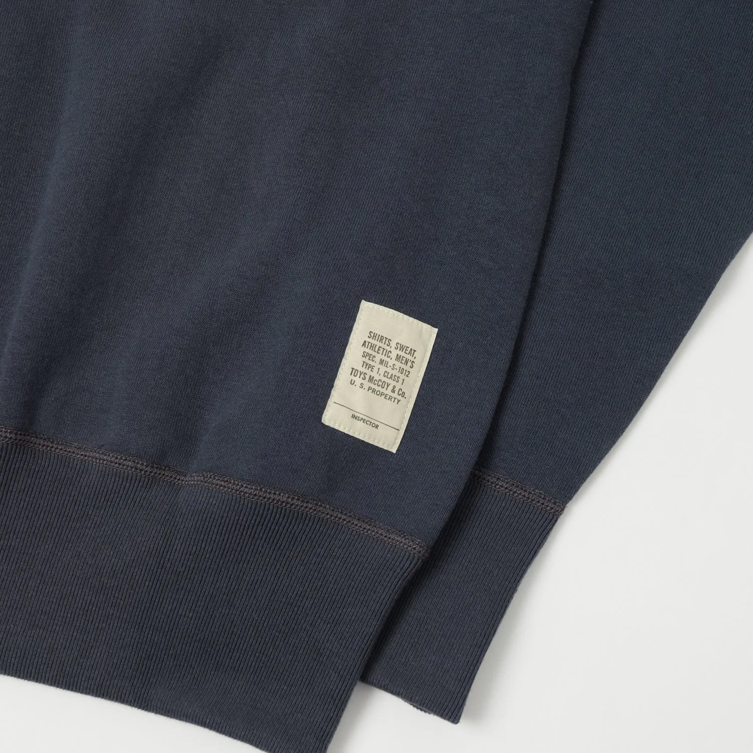 TOYS McCOY USN Print Sweatshirt - Navy Grey