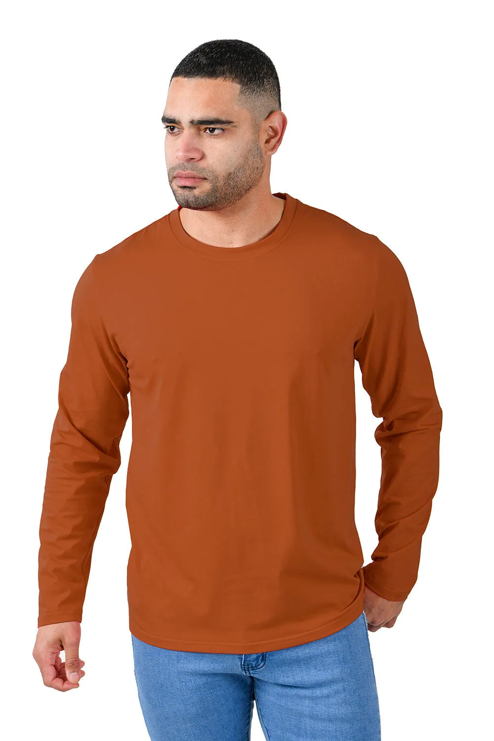 Trendy basics Long Sleeve Crew Neck T-Shirt