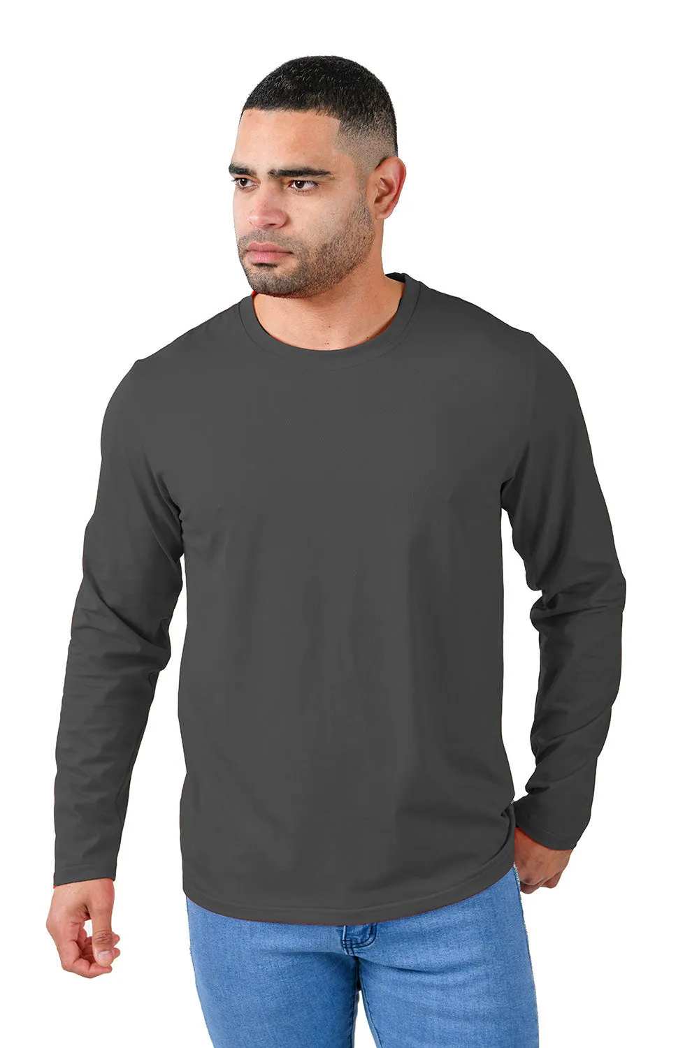 Trendy basics Long Sleeve Crew Neck T-Shirt