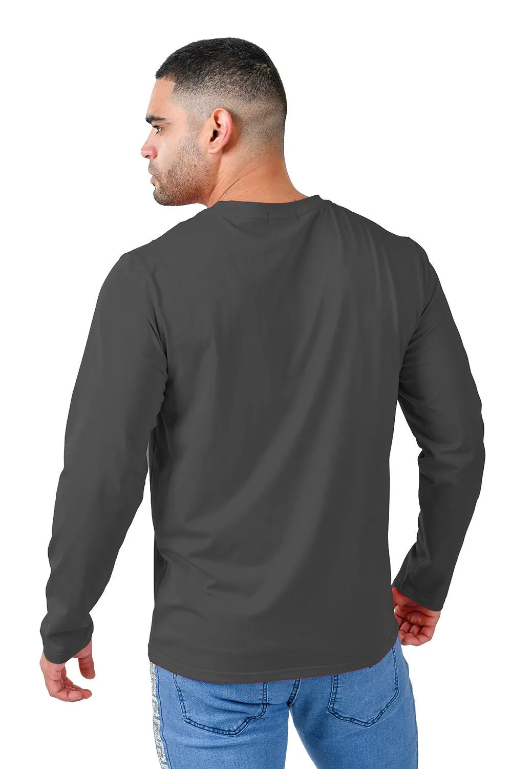 Trendy basics Long Sleeve Crew Neck T-Shirt