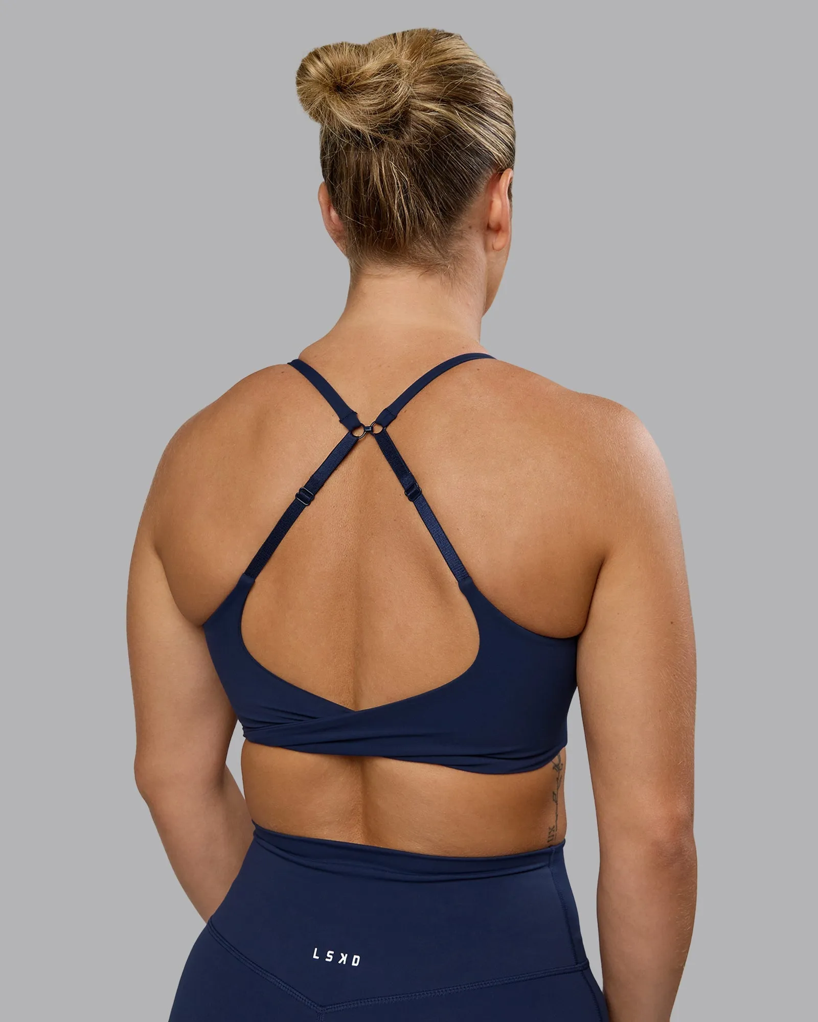 Twist Sports Bra - Future Navy