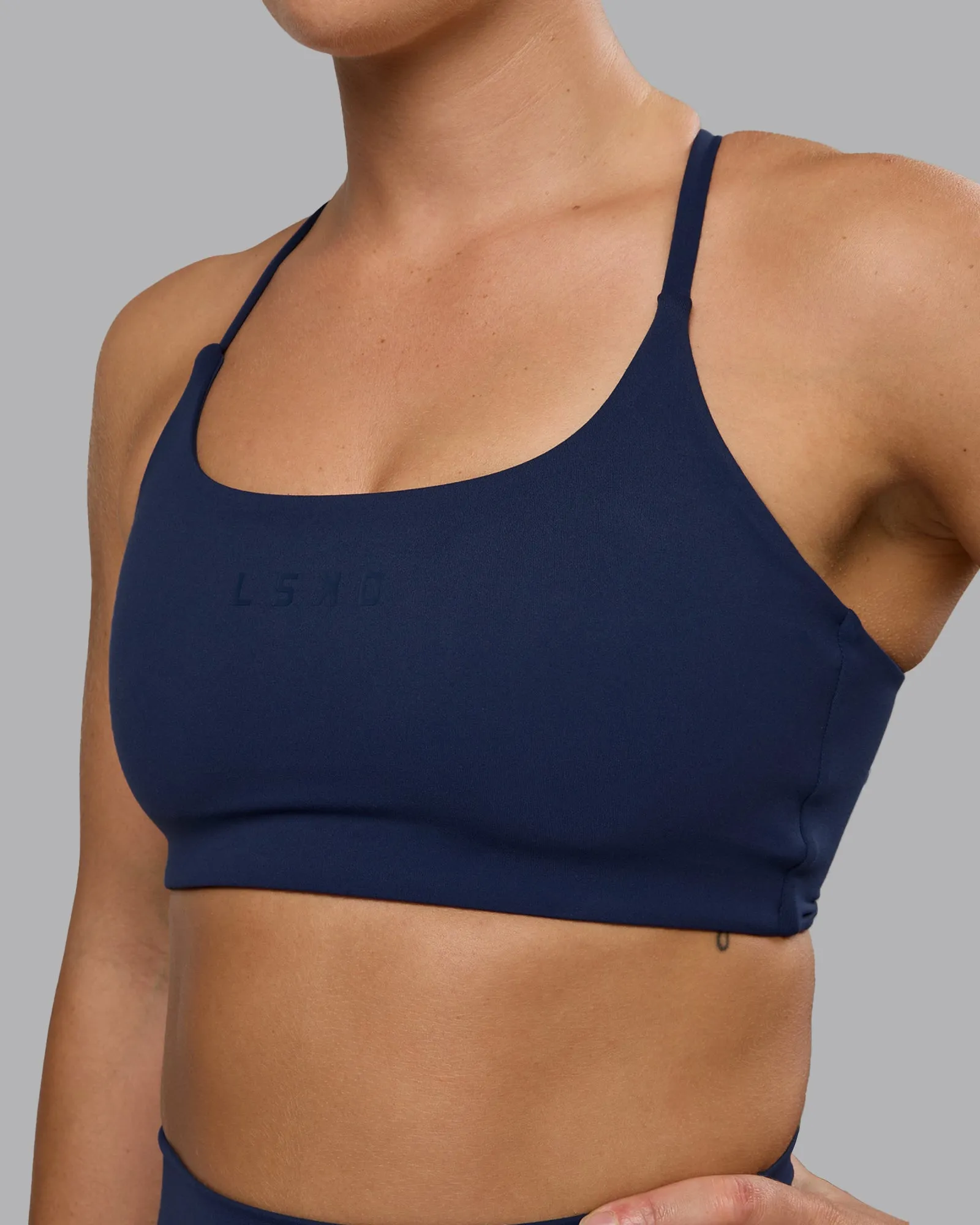 Twist Sports Bra - Future Navy