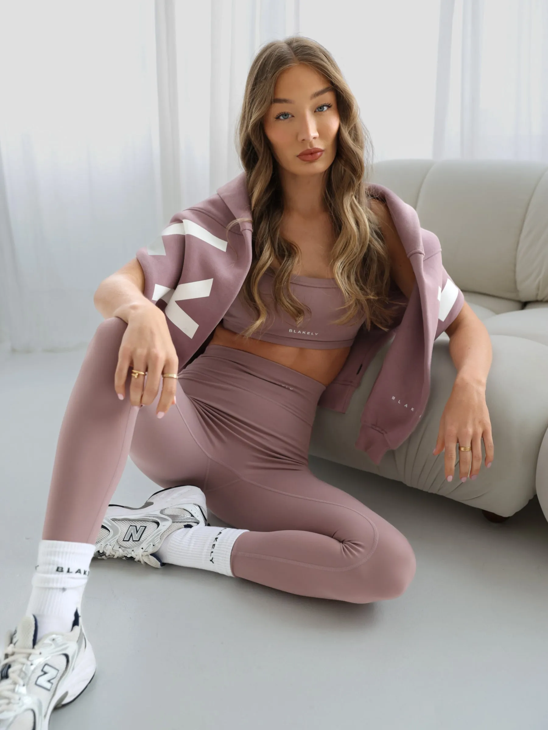 Ultimate Sports Bra & Leggings Set - Dusty Pink
