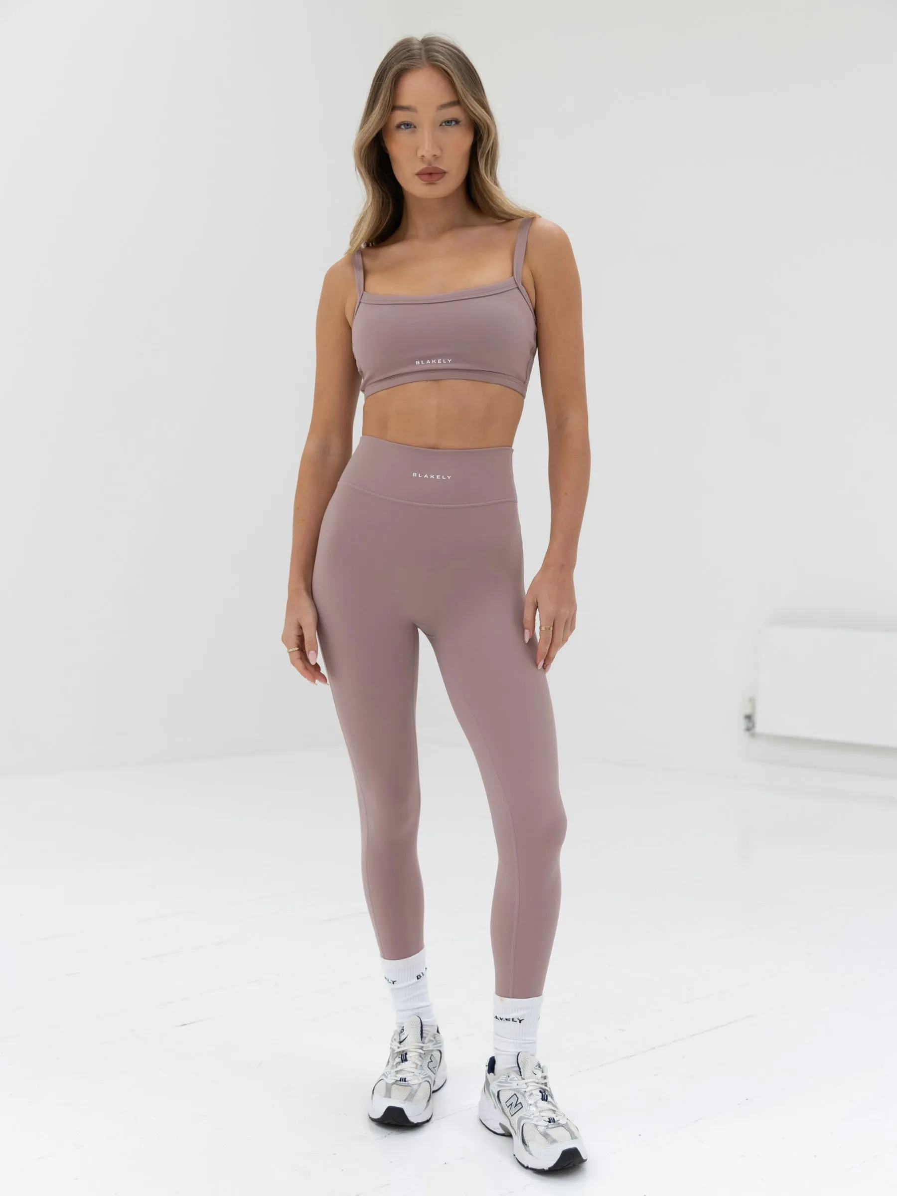 Ultimate Sports Bra & Leggings Set - Dusty Pink