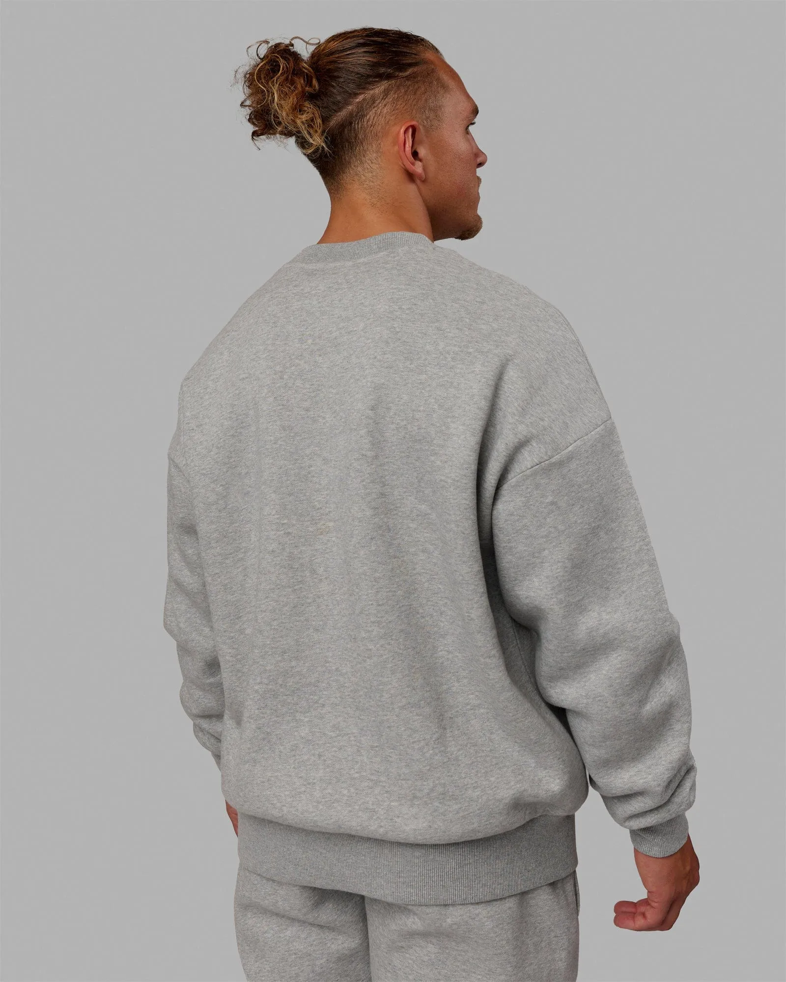 Unisex MVP Sweater Oversize - Lt Grey Marl