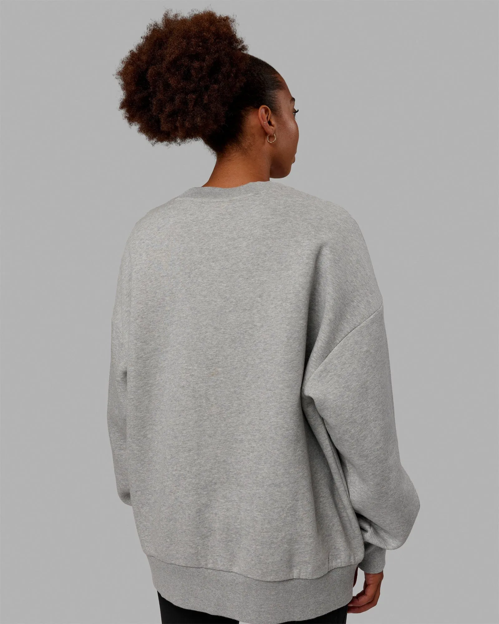Unisex MVP Sweater Oversize - Lt Grey Marl