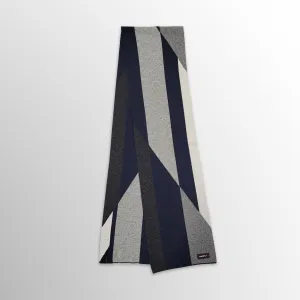 V-Series Monochrome Rhombus Scarf