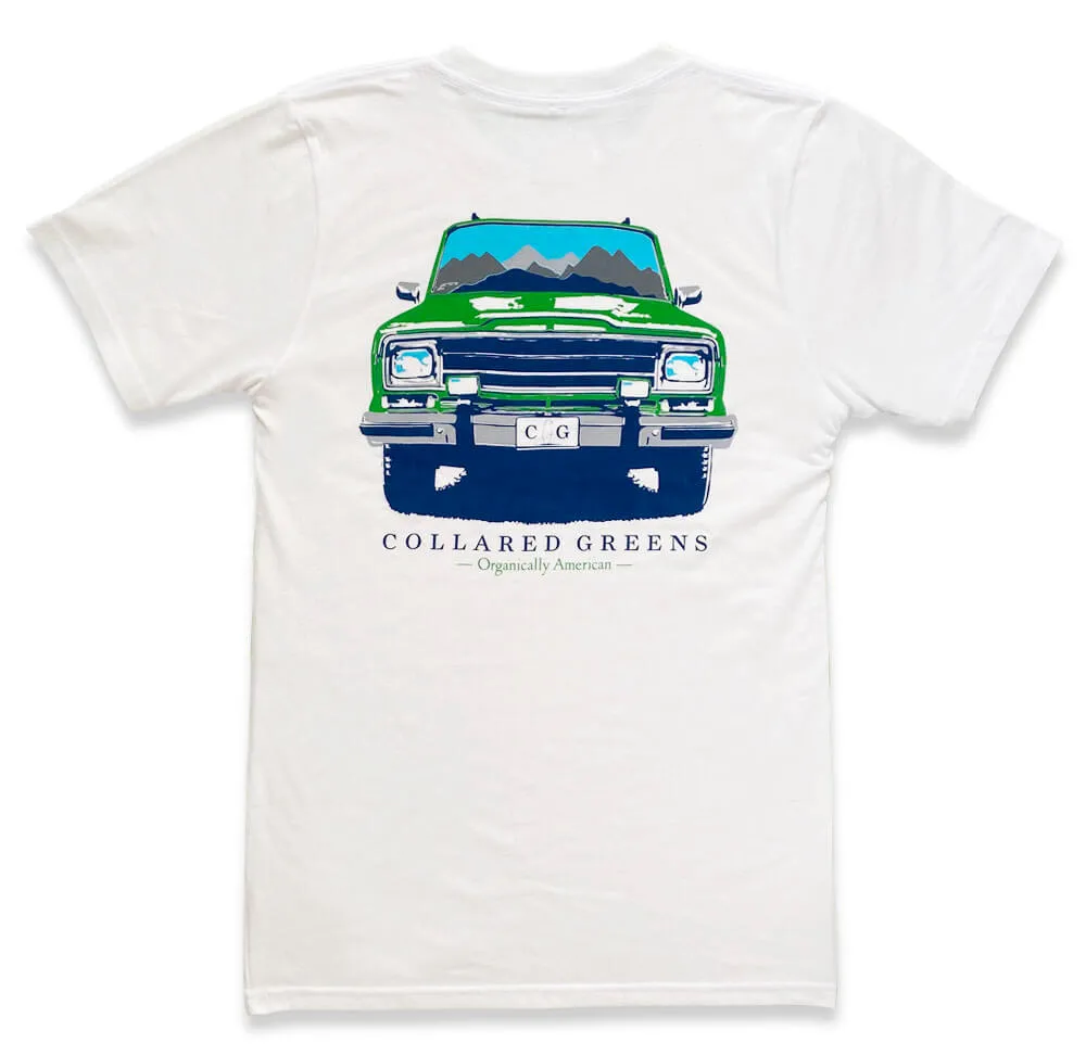 Vintage Bronco: Short Sleeve T-Shirt - White