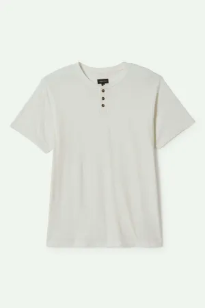 Vintage Reserve S/S Henley - Off White Sol Wash
