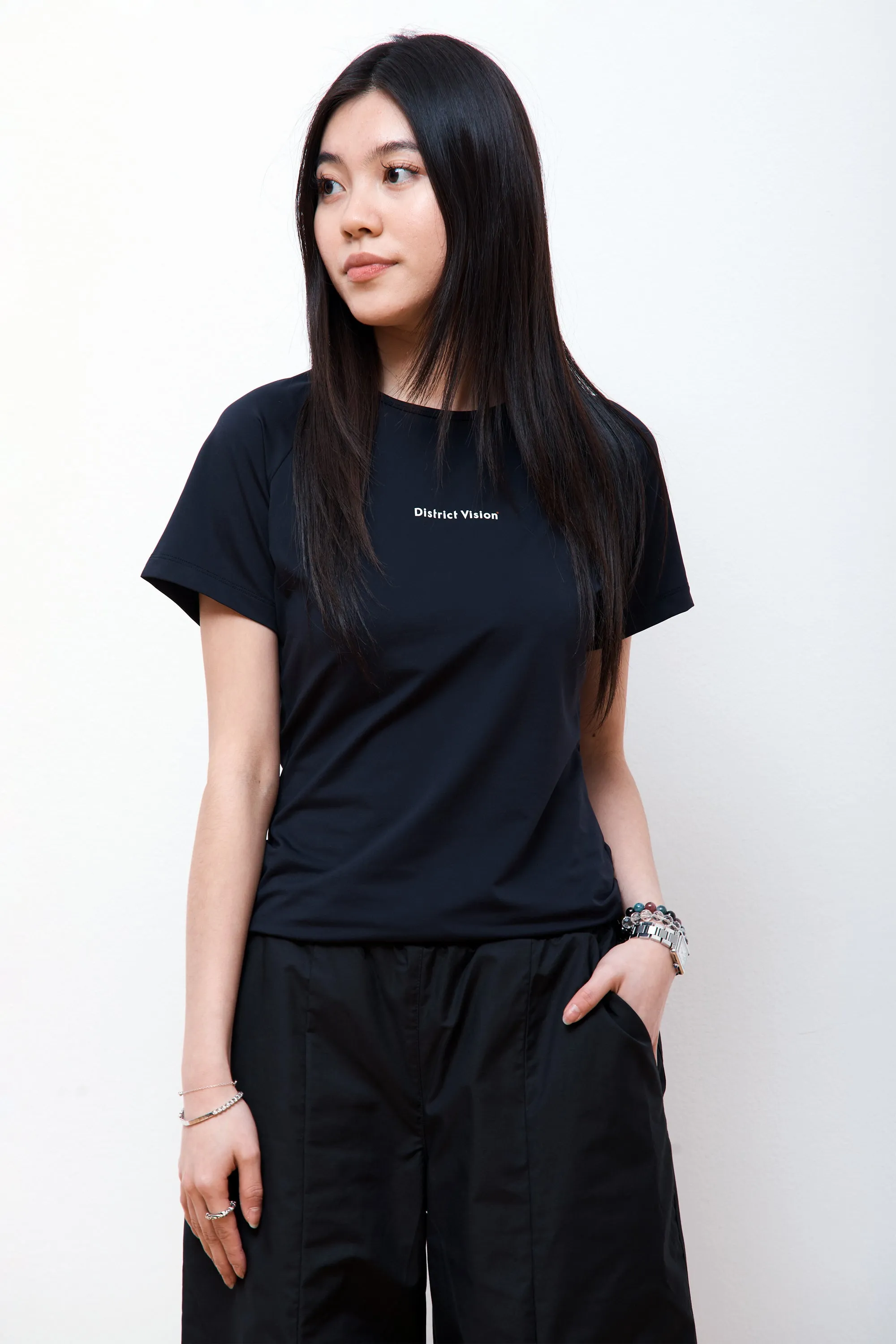 W Lightweight Short Sleeve Tee Black