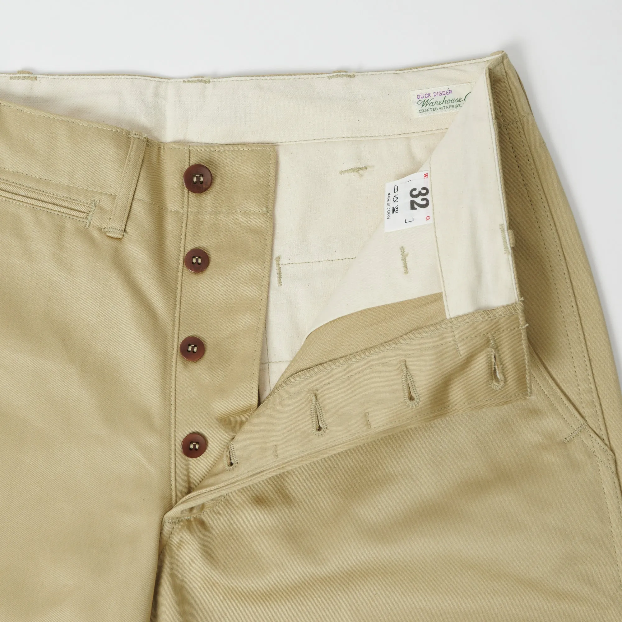 Warehouse & Co 1204 Chino Short - Beige