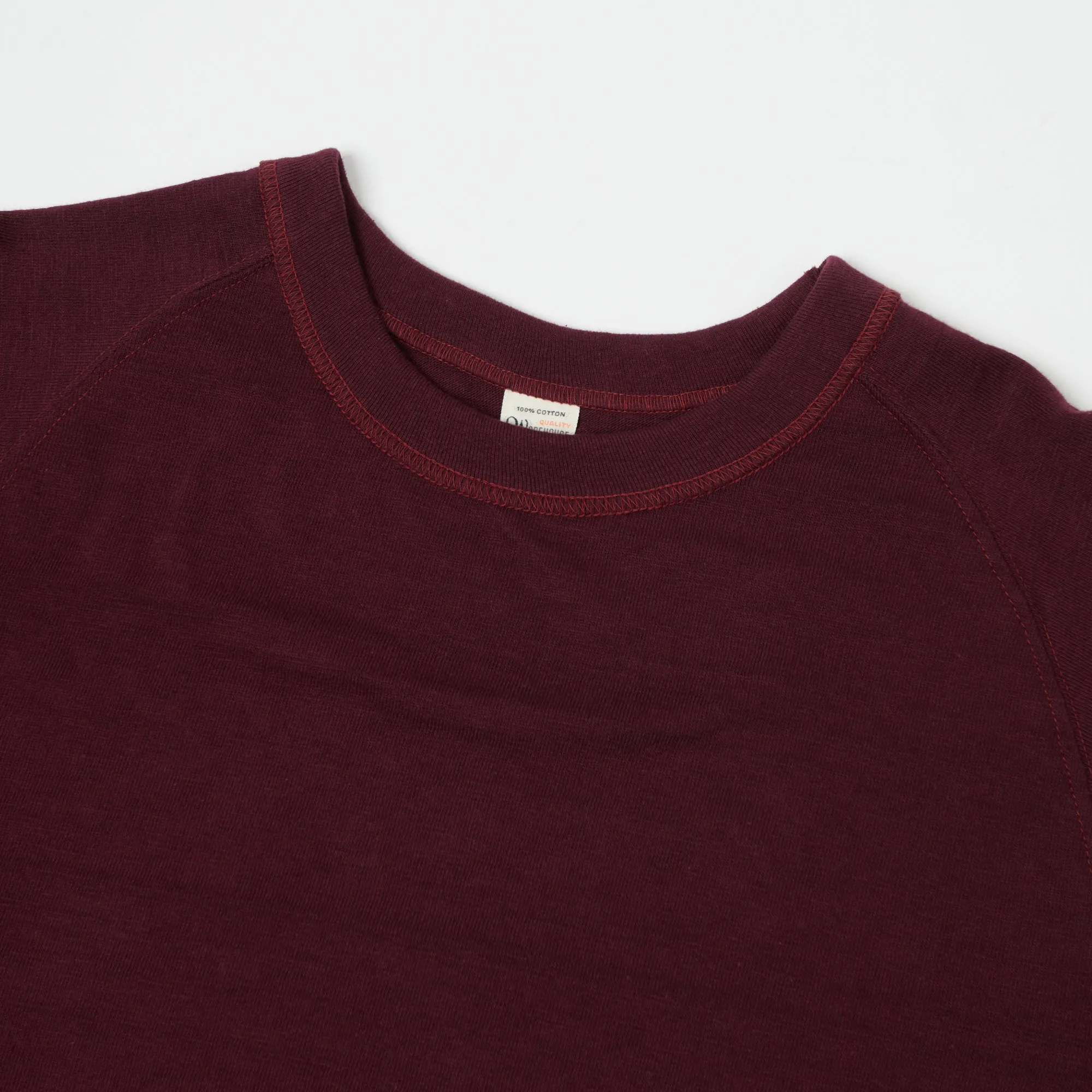 Warehouse & Co 4048 S/S Sleeve Freedom Tee - Bordeaux