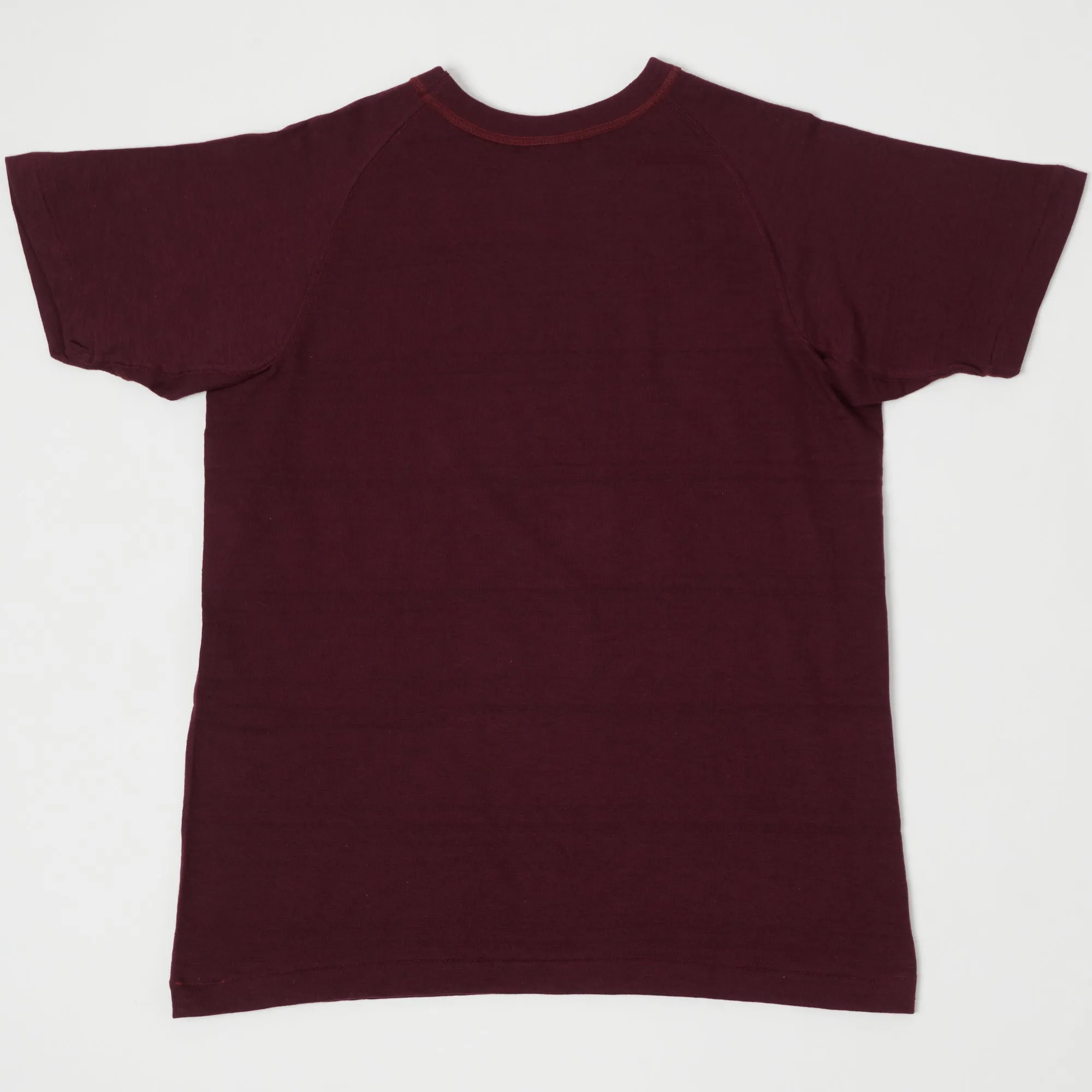 Warehouse & Co 4048 S/S Sleeve Freedom Tee - Bordeaux