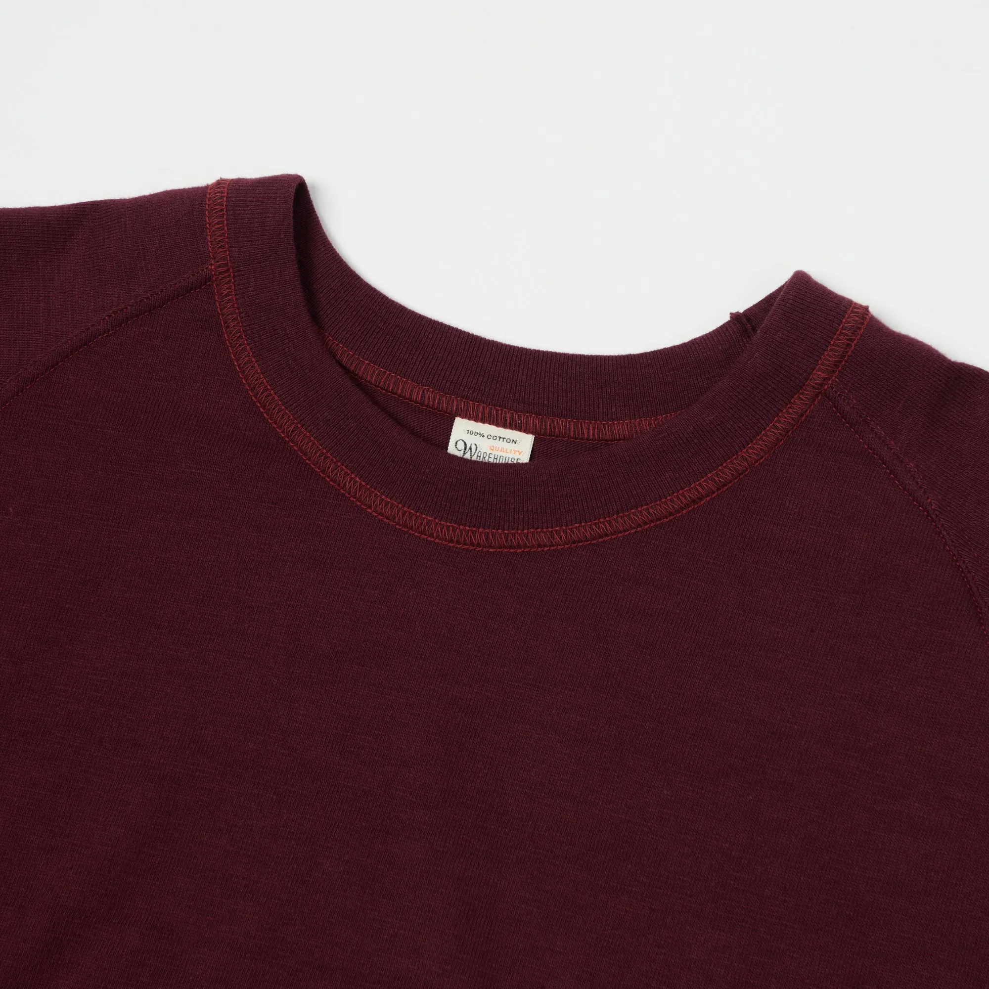 Warehouse & Co 4049 3/4 Sleeve Freedom Tee - Bordeaux