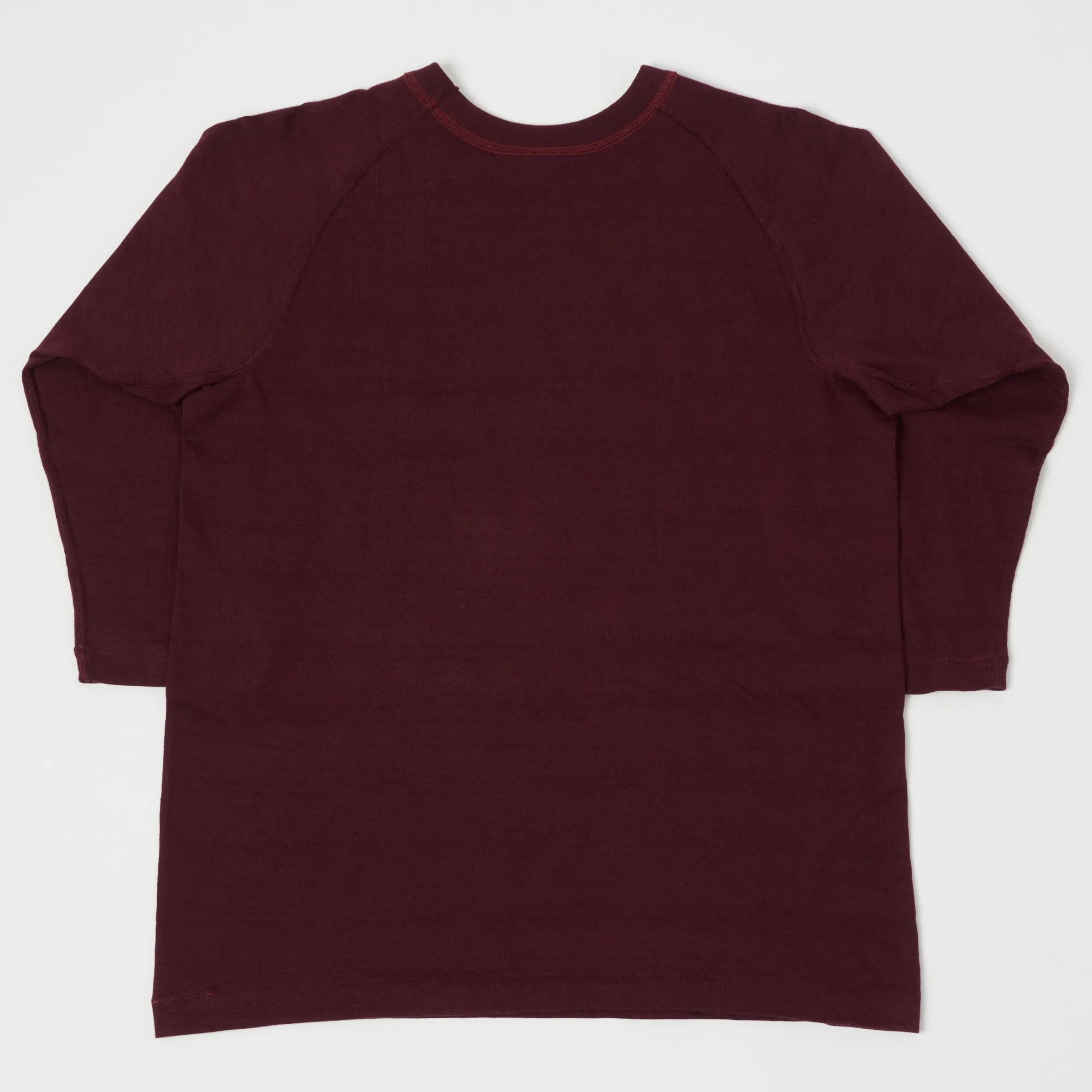 Warehouse & Co 4049 3/4 Sleeve Freedom Tee - Bordeaux