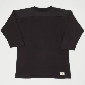 Warehouse & Co 4063 3/4 Sleeve Football Shirt - Black