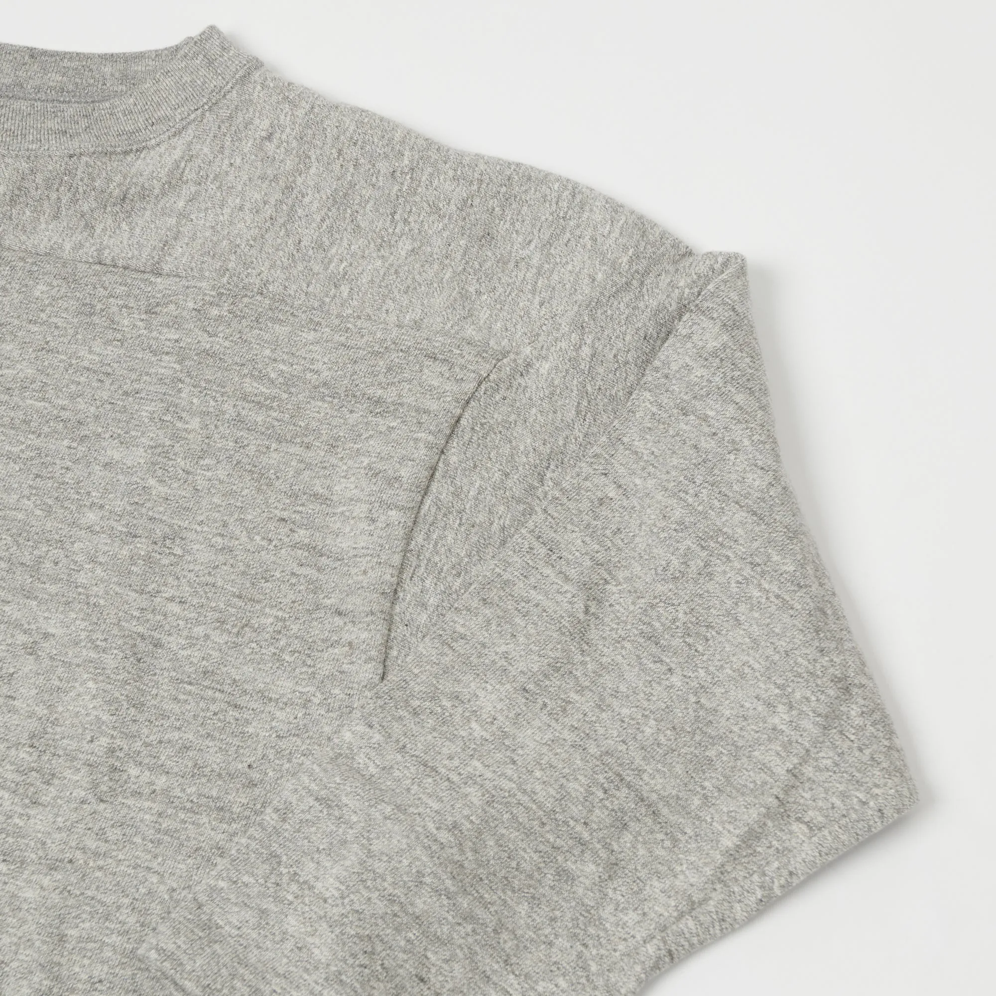 Warehouse & Co 4063 3/4 Sleeve Football Tee - Heather Grey