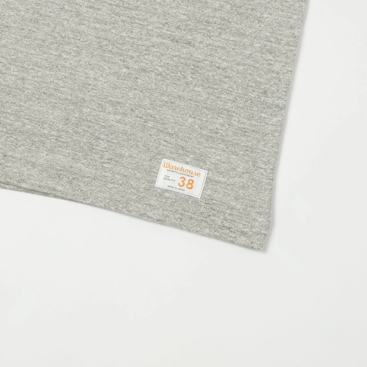 Warehouse & Co 4063 'West Lake' 3/4 Sleeve Football Tee - Heather Grey