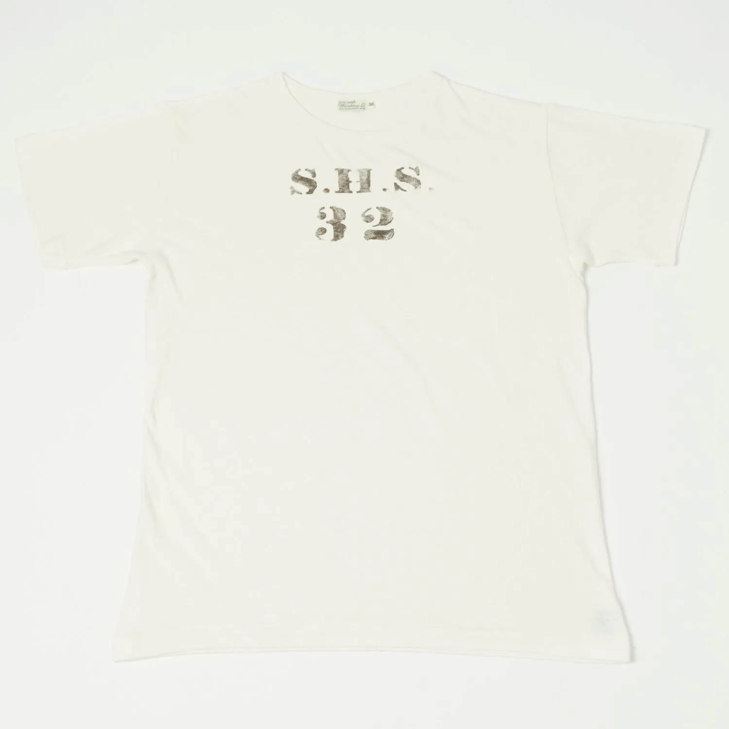Warehouse & Co 4091 'SHS' USN Skivvy Tee - Off White