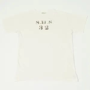 Warehouse & Co 4091 'SHS' USN Skivvy Tee - Off White