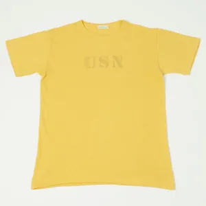 Warehouse & Co 4091 'USN' USN Skivvy Tee - Yellow