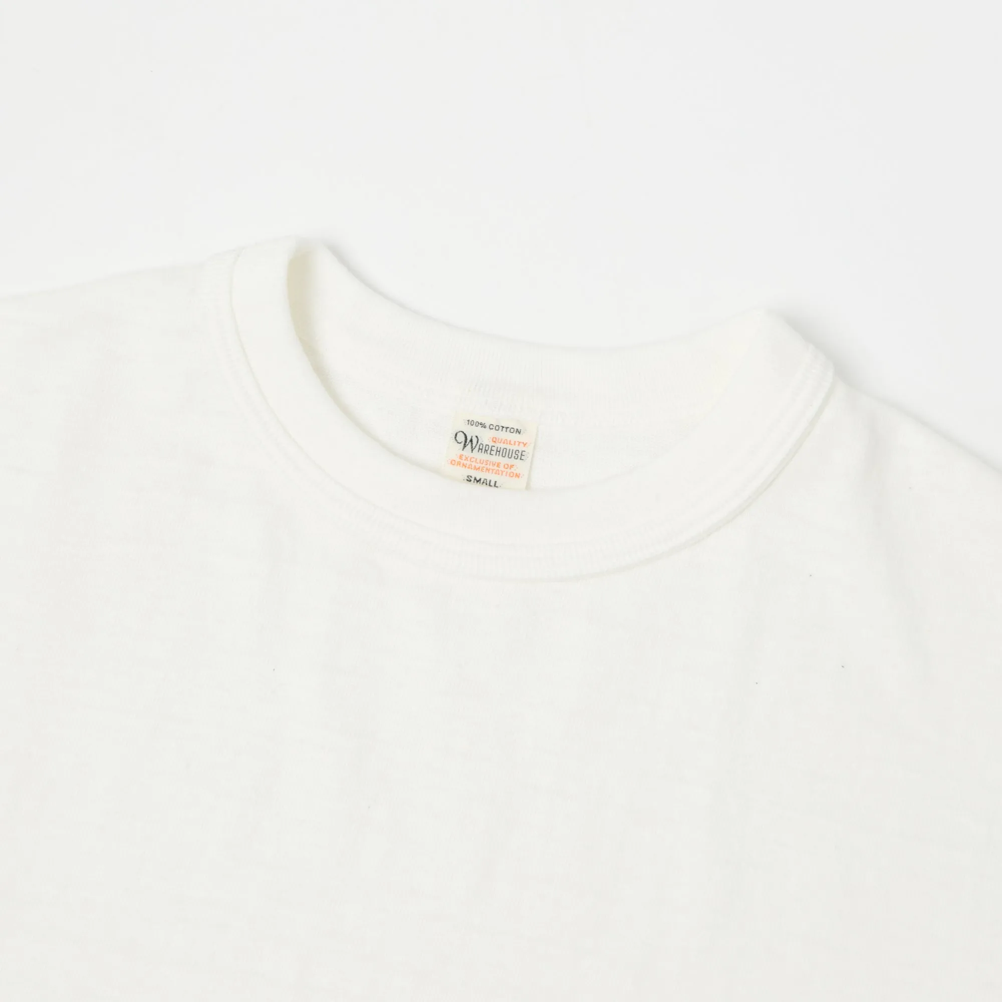 Warehouse & Co 4601 Plain Tee - Off White