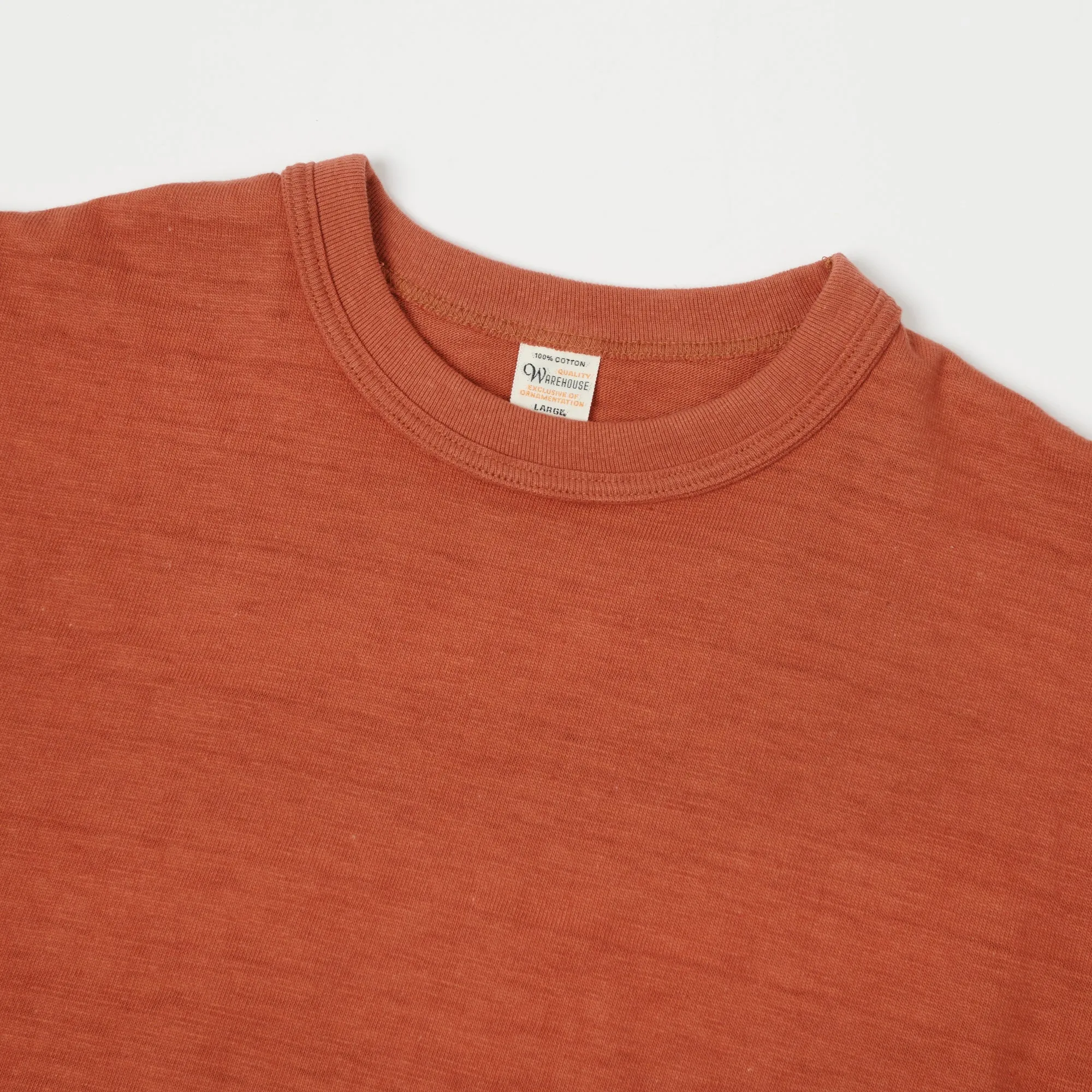 Warehouse & Co 4601 Plain Tee - Salmon