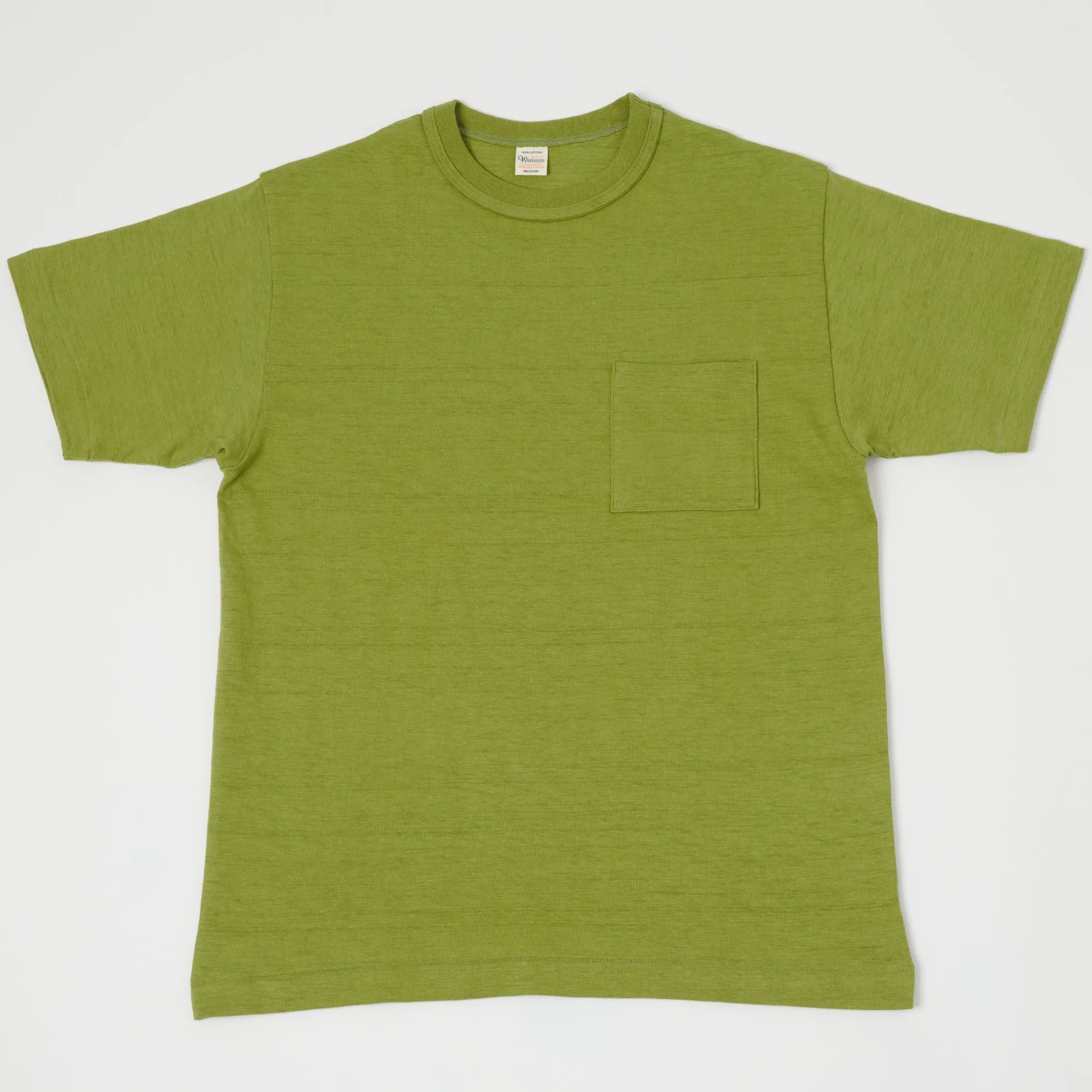 Warehouse & Co 4601 Pocket Tee - Grass Green