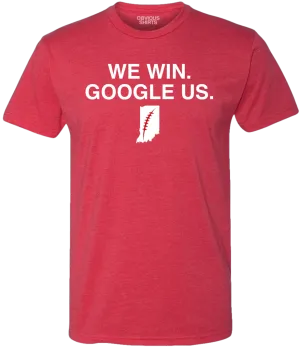 WE WIN. GOOGLE US.