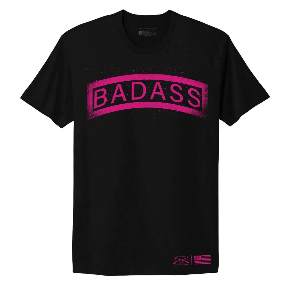 Women's Badass Boyfriend Fit T-Shirt - Black