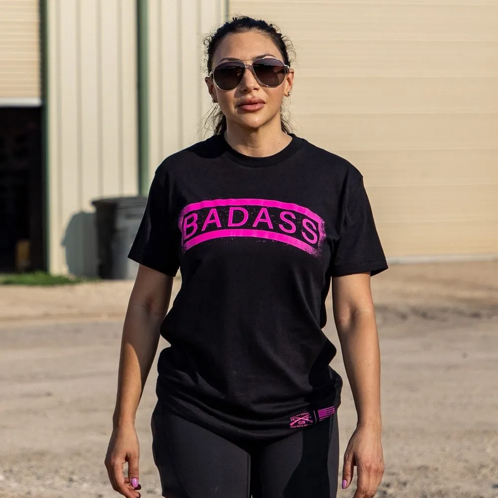 Women's Badass Boyfriend Fit T-Shirt - Black