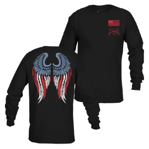 Women's Freedom Angel Long Sleeve - Black