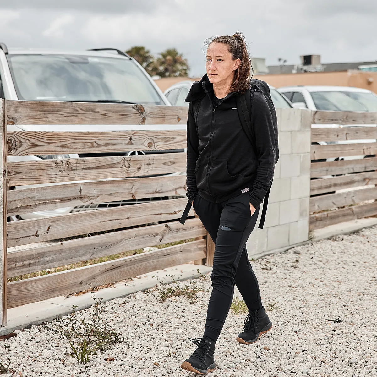 Women's Full Zip - PolarTec Grid Fleece
